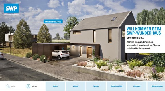 Vorschaubild des SWP-Wunderhauses (das Haus zeigt die Leistungen der SWP)
